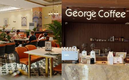 Company-owned George Coffee cafe and restaurant facilities located at the headquarters.